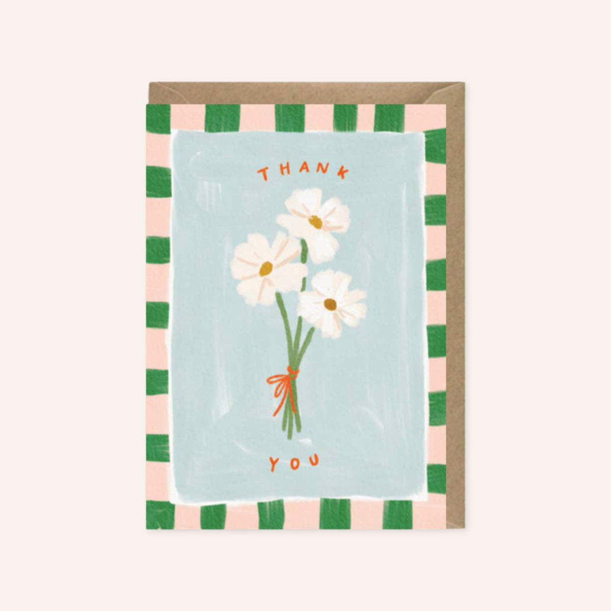 Thank You Floral Card at House of Fibi