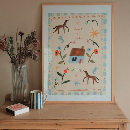 Martha Ratcliff Home Is Here Print