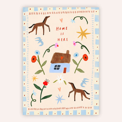 Martha Ratcliff Home Is Here Print