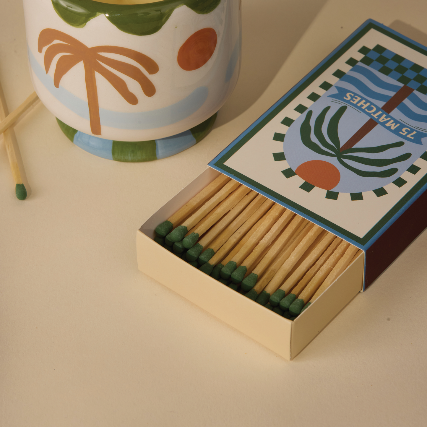 Palm Tree Match Box