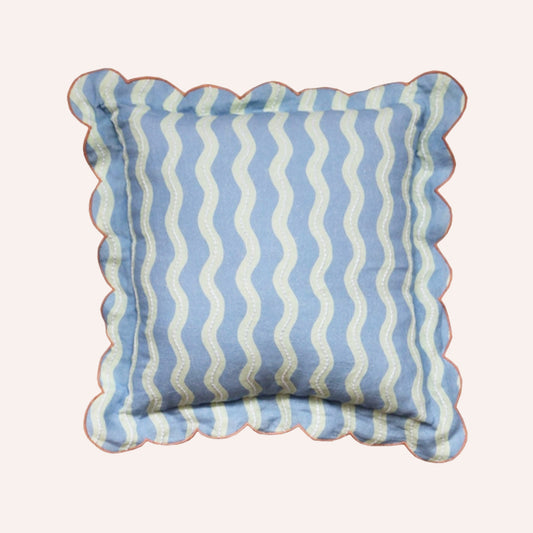 Mosey Me Havana Cushion, Blue