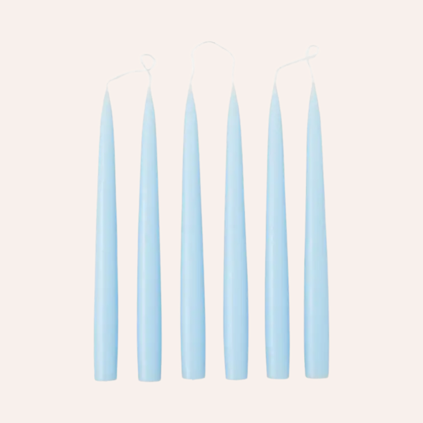 Tapered Dinner Candle, Pale Blue
