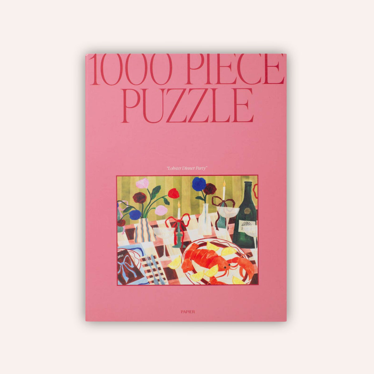 Papier Lobster 1000 Piece Puzzle at House of Fibi