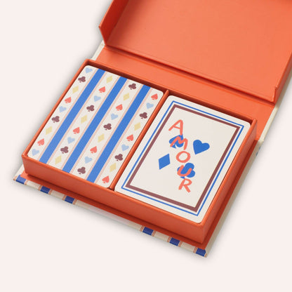 Papier Suits & Stripes Playing Cards, Set of 2 Decks at House of Fibi, product image 2