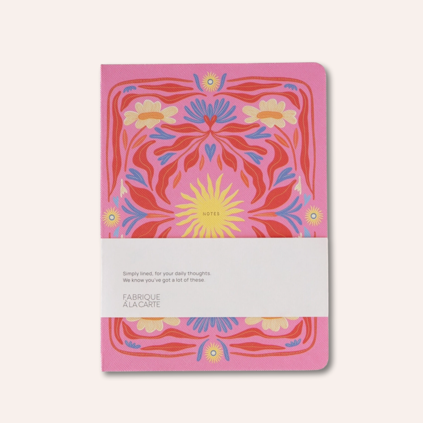 Sun Notebook, Pink