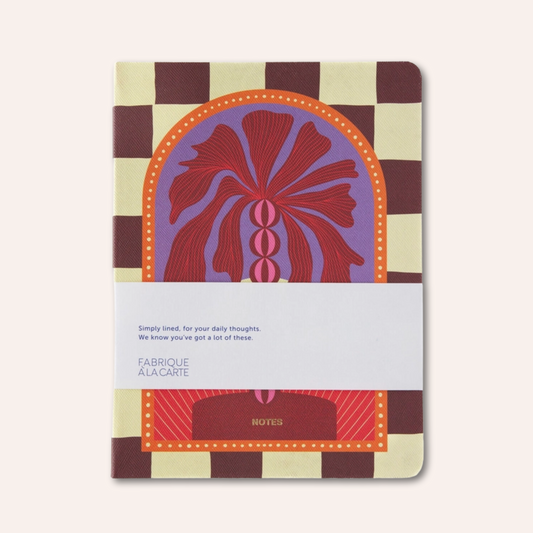 Checkered Palm Tree Notebook