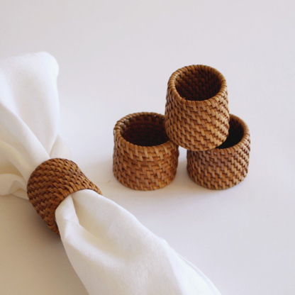 Napkin Ring, Rattan