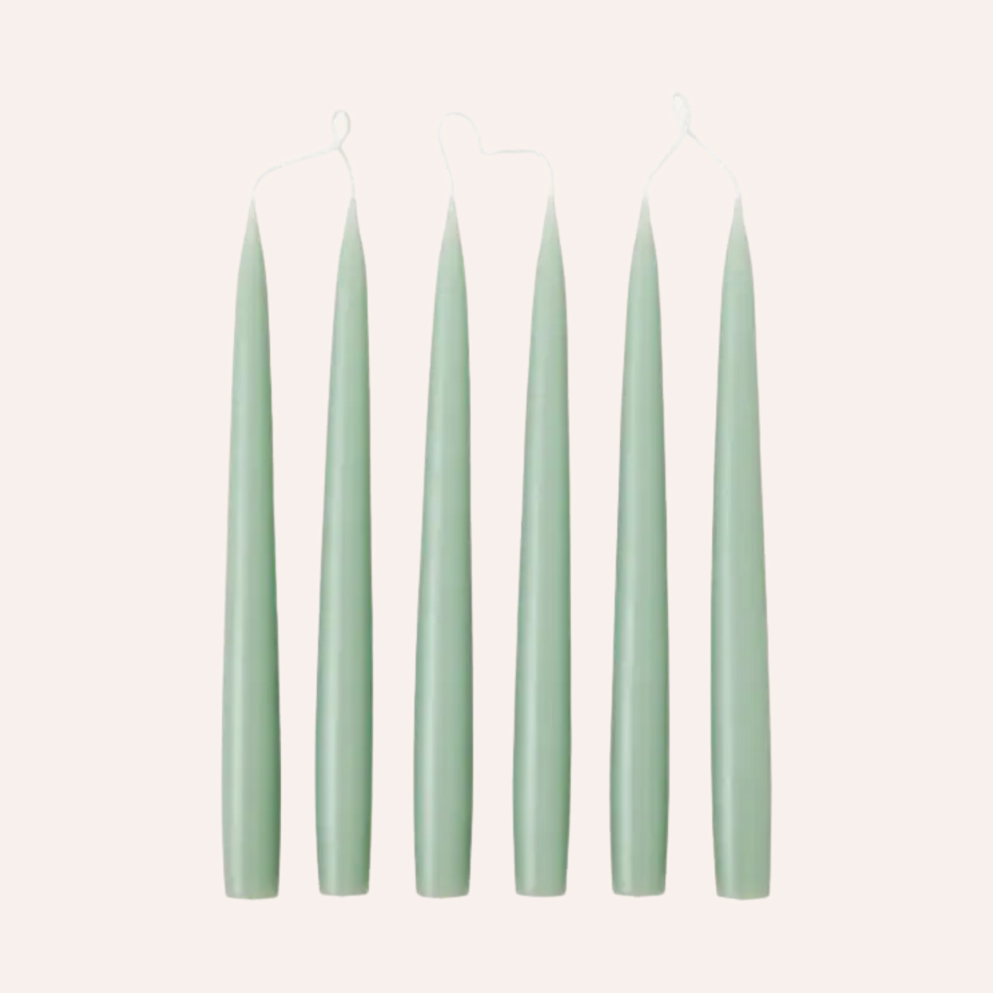 Tapered Dinner Candle, Sage Green