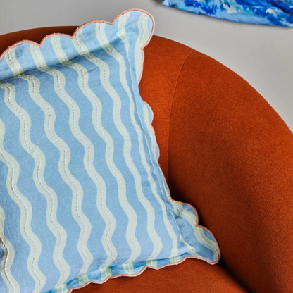Havana Cushion, Blue