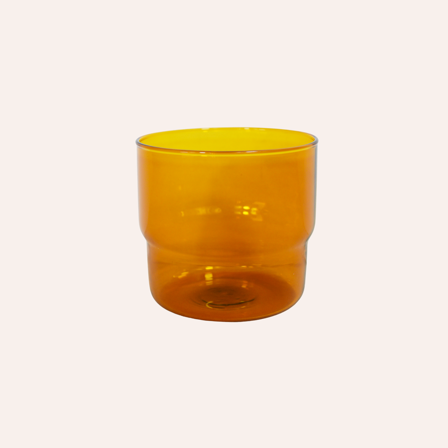 Stackable Water Glass, Orange