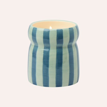 Stripe Candle, Warm Cider