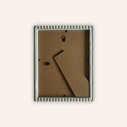 The Pia Frames Vanguard Stripe Frame, Green at House of Fibi, product image 3