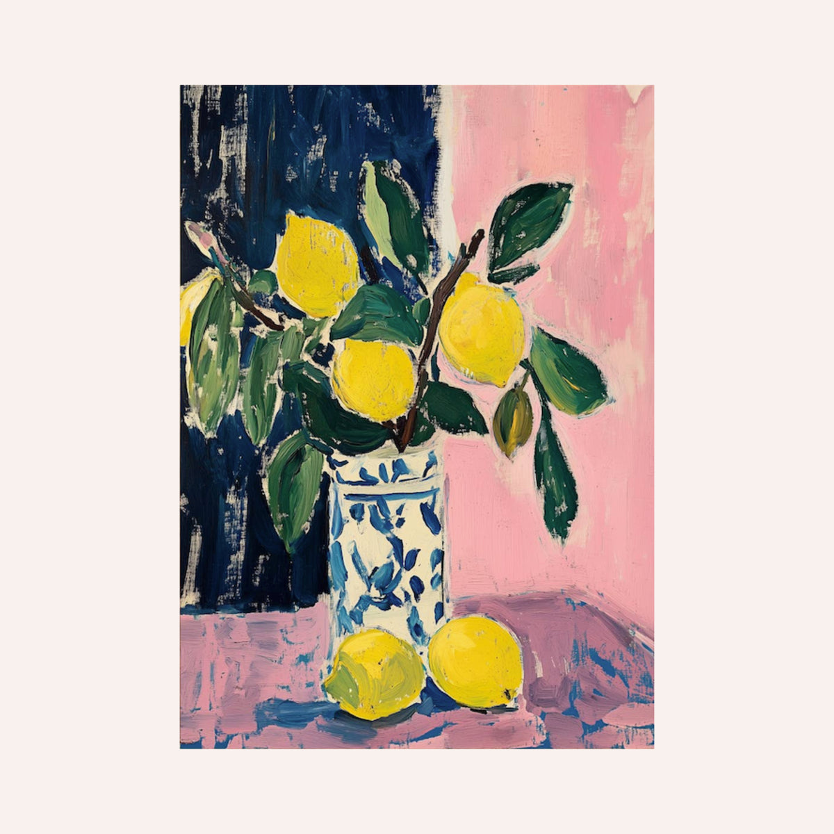 Lemon Tree Print at House of Fibi