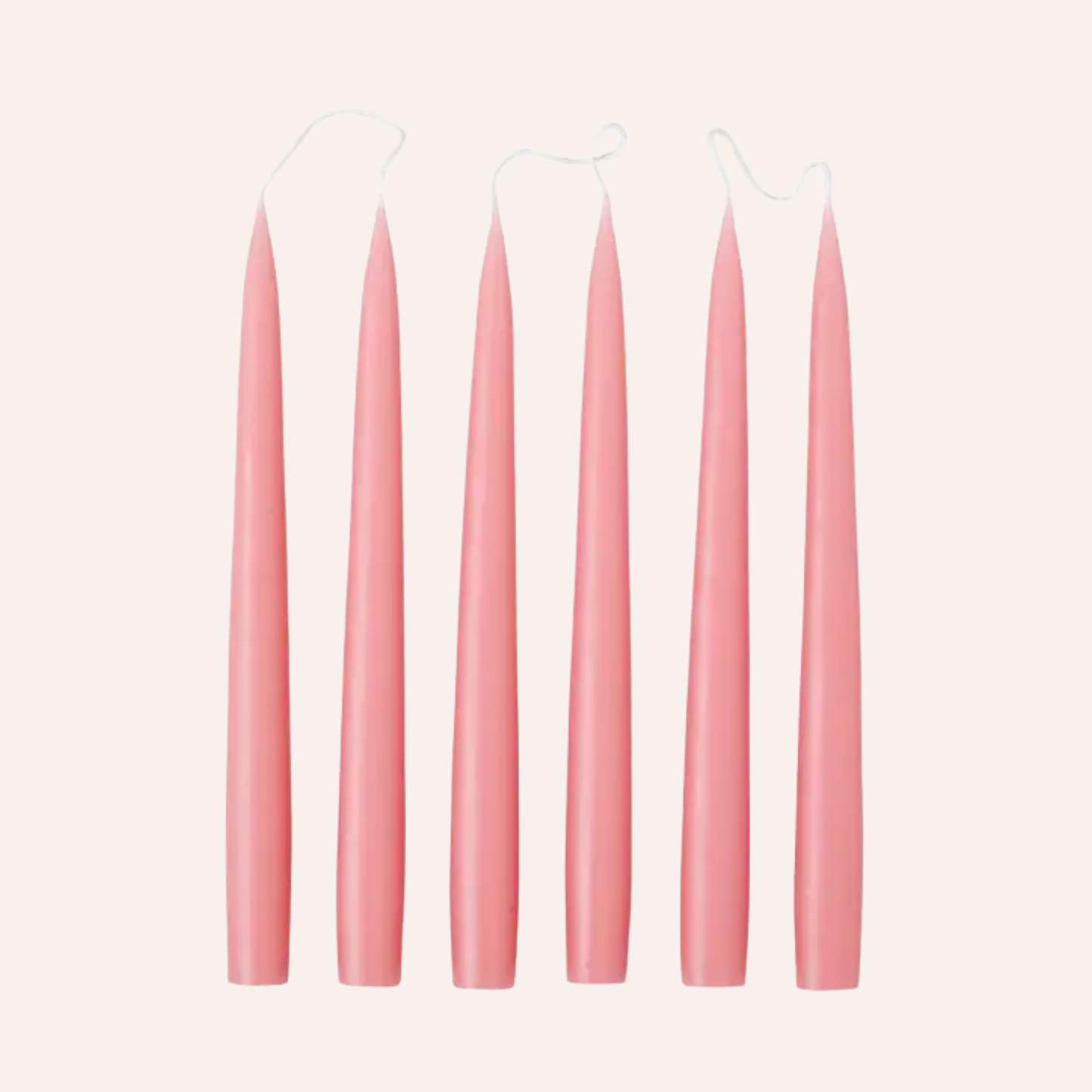 Tapered Dinner Candle, Vintage Rose