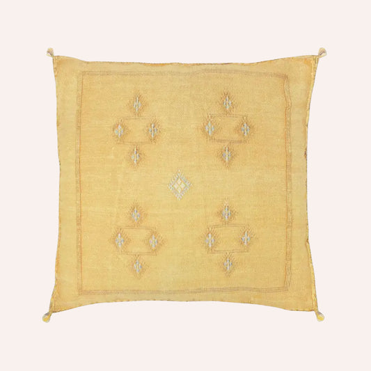 YONDER. Cactus Cushion, Yellow